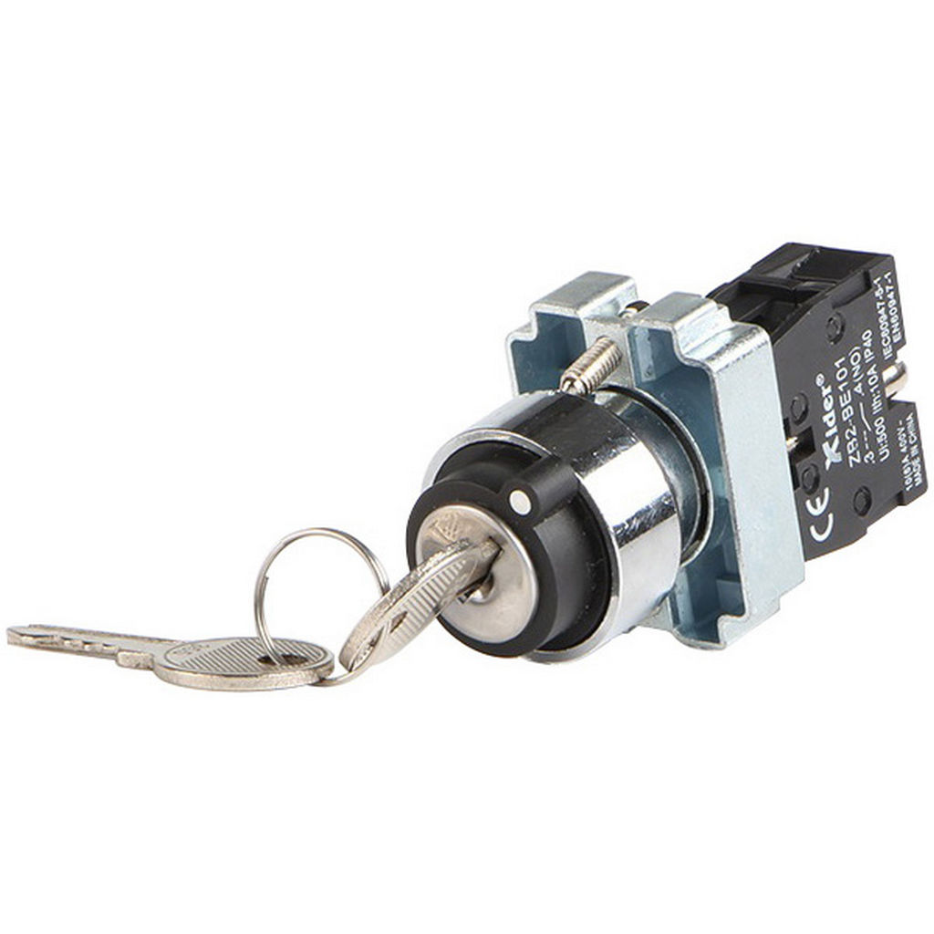 key switch کلید فرمان یکطرفه سوئیچ دار - تصویر 1